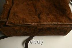 RARE @ 1950 Vintage Swiss Army Medic Military Backpack/Rucksack Fur & Leather