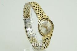 RARE Authentic Omega Vintage Seamaster De Ville Watch 23mm Gold Swiss Woman's