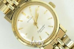 RARE Authentic Omega Vintage Seamaster De Ville Watch 23mm Gold Swiss Woman's