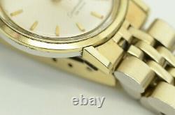 RARE Authentic Omega Vintage Seamaster De Ville Watch 23mm Gold Swiss Woman's