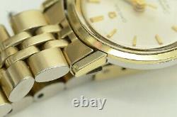 RARE Authentic Omega Vintage Seamaster De Ville Watch 23mm Gold Swiss Woman's