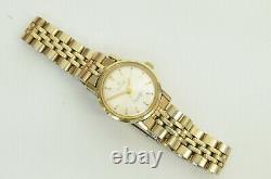 RARE Authentic Omega Vintage Seamaster De Ville Watch 23mm Gold Swiss Woman's