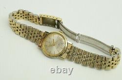 RARE Authentic Omega Vintage Seamaster De Ville Watch 23mm Gold Swiss Woman's