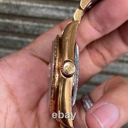 RARE Blansacar President Horological MOP Dial Automatic Swiss Diamond Vintage