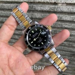 RARE Bulova Oceanographer Automatic ETA Swiss Made Two Tone Vintage Watch