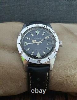 RARE! CHANDLER OMNISPORT DIVER 200m AUTOMATIC ETA 2472 VINTAGE 70's SWISS WATCH