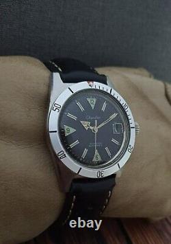 RARE! CHANDLER OMNISPORT DIVER 200m AUTOMATIC ETA 2472 VINTAGE 70's SWISS WATCH