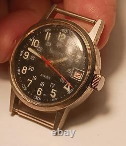 RARE Circa. 1967 Vietnam War SOG Sears Swiss Vintage Military Wristwatch