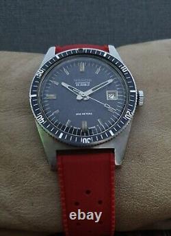 RARE! MAROS VIS-O-SCAPHE DIVER 200m AUTOMATIC VINTAGE 70's RARE 25J SWISS WATCH