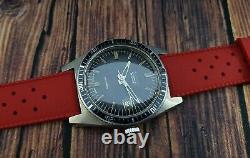 RARE! MAROS VIS-O-SCAPHE DIVER 200m AUTOMATIC VINTAGE 70's RARE 25J SWISS WATCH