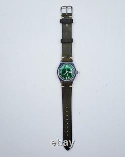 RARE Men's SWISS Vintage 1971 AUTOMATIC Watch BULOVA Cal. 11AOACB. Green Dial