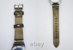RARE Men's SWISS Vintage 1971 AUTOMATIC Watch BULOVA Cal. 11AOACB. Green Dial