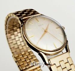 RARE Men's Vintage SWISS 10K Gold Plated Watch ELGIN