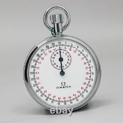 RARE! NOS Vintage 1902 OMEGA Stopwatch Cal. 9001 Hand Winding Silver Swiss Made