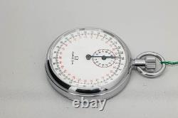 RARE! NOS Vintage 1902 OMEGA Stopwatch Cal. 9001 Hand Winding Silver Swiss Made