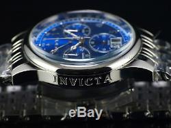 RARE New Invicta Men 47mm Vintage Series Swiss Retro Chrono Multi Link SS Watch