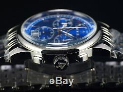 RARE New Invicta Men 47mm Vintage Series Swiss Retro Chrono Multi Link SS Watch