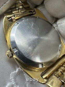 RARE OMEGA MEGAQUARTZ 32 KHZ TV WATCH GENEVE VINTAGE 80s SWISS MEN FUNCTIONAL