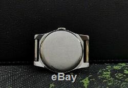 RARE! OMEGA WWII 40's MILITARY cal. 26.5 SOB T2 VINTAGE RARE 15J SWISS WATCH