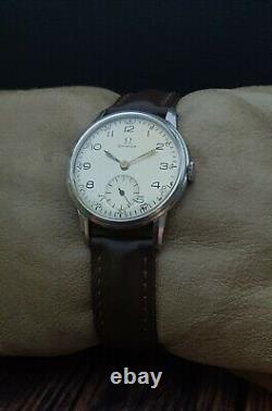 RARE! OMEGA WWII 40's MILITARY cal. R 17.8 VINTAGE 16J RARE SWISS WATCH