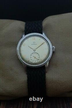 RARE! OMEGA WWII 40's MILITARY cal. R17.8 VINTAGE 15J RARE SWISS WATCH