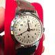 RARE ORIS Pointer Date Dial Military Men's Watch Swiss Made Vintage
