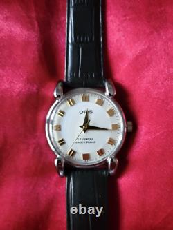 RARE Orìs AM044 Vintage Swiss Hand Wind Men's Watch BEAUTIFUL