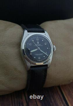RARE! ROLEX OYSTER PERPETUAL BUBBLEBACK 6050 VINTAGE 40's RARE 31mm SWISS WATCH