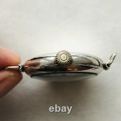 RARE ROLEX WWI Trench Military Watch Two-Tone Silver 875 Swiss VTG 10's Antique