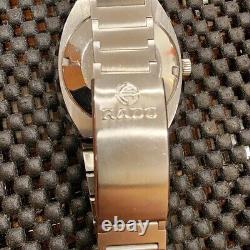 RARE Rado Golden Gazelle Day-Date Automatic Swiss Silver Vintage Men Watch