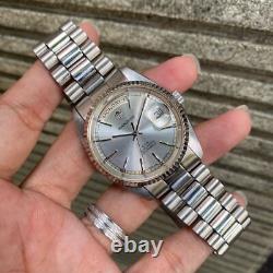 RARE Sandoz President Day Date Automatic ETA 2834-2 Vintage Swiss Watch 1980s