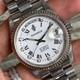 RARE Sandoz President Day Date Automatic White Roman Diamond Vintage Swiss Watch