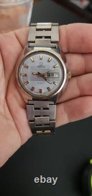 RARE Solvil et Titus Two Tone Automatic Watch Vintage Swiss