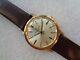 RARE Swiss Gold-Plated Vintage Favre-Leuba Genève Men's Manual Hand-Winding Wris