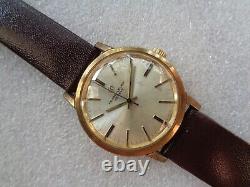 RARE Swiss Gold-Plated Vintage Favre-Leuba Genève Men's Manual Hand-Winding Wris