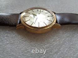 RARE Swiss Gold-Plated Vintage Favre-Leuba Genève Men's Manual Hand-Winding Wris