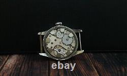 RARE! TISSOT WWII 40's MILITARY cal. 27-3 TWO-TONE VINTAGE 15J RARE SWISS WATCH