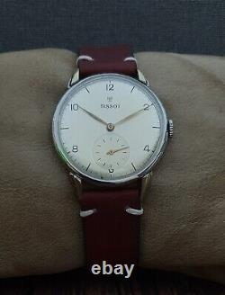 RARE! TISSOT WWII 40's MILITARY cal. 27 VINTAGE 35mm RARE 15J SWISS WATCH