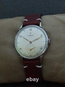 RARE! TISSOT WWII 40's MILITARY cal. 27 VINTAGE 35mm RARE 15J SWISS WATCH