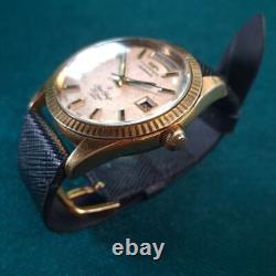 RARE Technos President Star Chief 1960's Automatic Swiss Day Date Vintage Watch