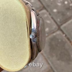 RARE Titus President Gray Dial Day Date Automatic Swiss Watch Men Vintage