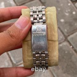 RARE Titus President Gray Dial Day Date Automatic Swiss Watch Men Vintage