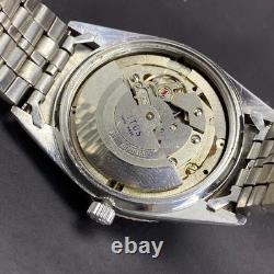 RARE Titus President Gray Dial Day Date Baton Automatic Swiss Watch Men Vintage