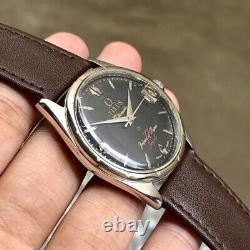 RARE Titus Titomatic Jet Power Super 77 Black Dial Swiss Vintage Men Watch