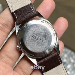 RARE Titus Titomatic Jet Power Super 77 Black Dial Swiss Vintage Men Watch