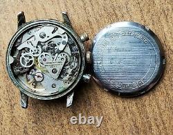 RARE, UNIQUE Men Vintage circa 60's SWISS CHRONOGRAPH Watch NORTH STAR 17Jewels