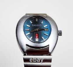 RARE, UNIQUE Men's SWISS Vintage 1974 Watch TOWNCRAFT. Manual Wind