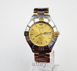 RARE, UNIQUE Men's SWISS Vintage 1991 Watch BULOVA Marine Star 90C79