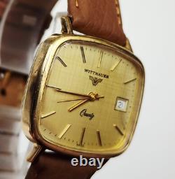 RARE, UNIQUE Men's SWISS Vintage Watch WITTNAUER Cal. Q115CA