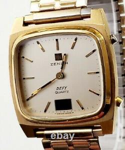 RARE, UNIQUE Men's SWISS Vintage Watch ZENITH Defy 20 0090 470 Y